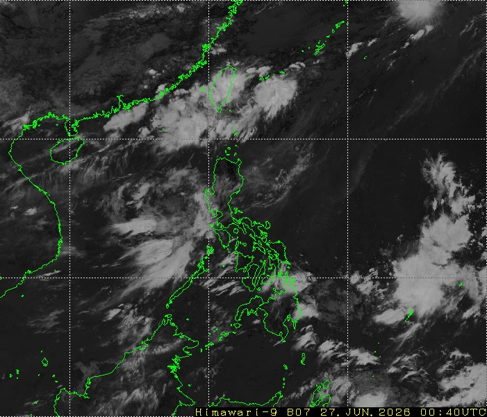 Satellite Image of Philippines with Current Cloud Conditions