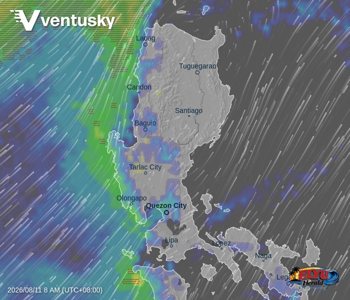 Illustration of Philippines and Soutwest Monsoon