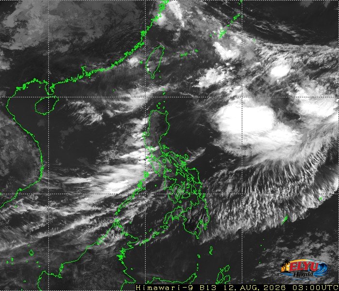 Satellite image of Philipines courtesy of JMA