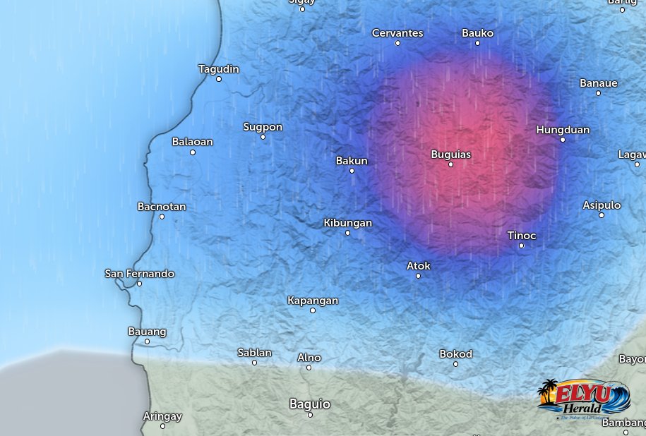 Weather Illustration as of presstime